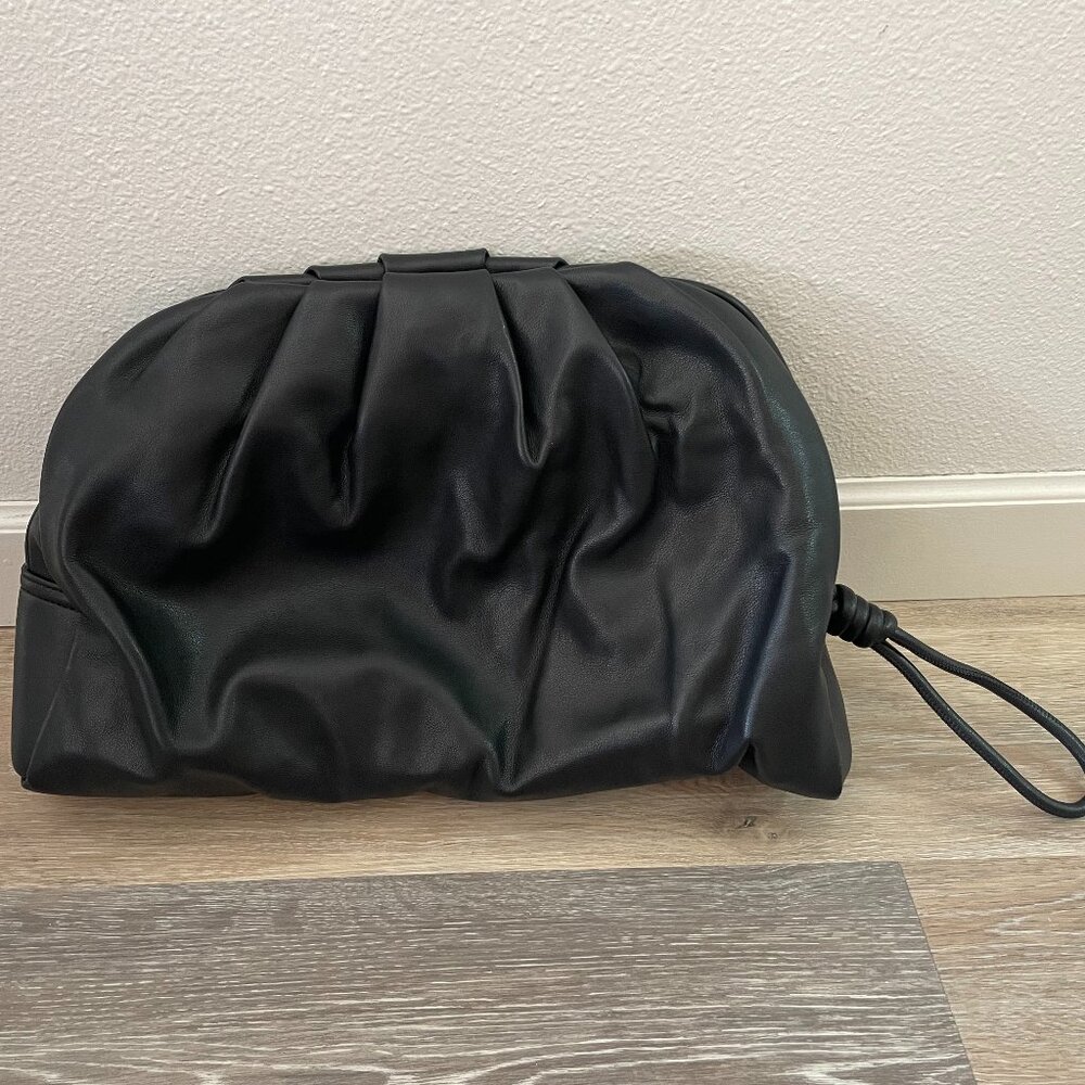 Mango Pleated Volume Clutch